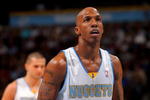DENVER - MARCH 05:  Chauncey Billups #7 of the Denver Nuggets takes a free throw against the Portland Trail Blazers during NBA action at the Pepsi Center on March 5, 2009 in Denver, Colorado. The Nuggets defeated the Trail Blazers 106-90. NOTE TO USER: User expressly acknowledges and agrees that, by downloading and/or using this Photograph, user is consenting to the terms and conditions of the Getty Images License Agreement.  (Photo by Doug Pensinger/Getty Images)