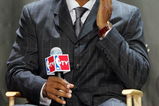 LAS VEGAS - APRIL 20:  NBA legend and commentator Kenny Smith listens during a ceremony held to unveil the logo for the 2007 NBA All-Star Game at the Fashion Show Mall April 20, 2006 in Las Vegas, Nevada. The game will be held February 18, 2007, at the Thomas & Mack Center in Las Vegas which will be the first time a city without an NBA franchise hosts the game. NOTE TO USER: User expressly acknowledges and agrees that, by downloading and/or using this Photograph, user is consenting to the terms and conditions of the Getty Images License Agreement. (Photo by Ethan Miller/Getty Images)