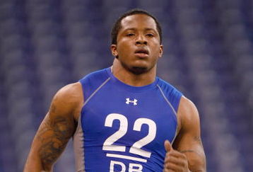INDIANAPOLIS, IN - FEBRUARY 24:  Defensive back Stephen Hodge of Texas Christian runs the 40 yard dash during the NFL Scouting Combine presented by Under Armour at Lucas Oil Stadium on February 24, 2009 in Indianapolis, Indiana. (Photo by Scott Boehm/Getty Images)