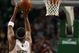 BOSTON - APRIL 18:  Paul Pierce #34 of the Boston Celtics hits a free throw at the end of regulation to send the game into overtime against the Chicago Bulls in Game One of the Eastern Conference Quarterfinals during the 2009 NBA Playoffs at TD Banknorth Garden on April 18, 2009 in Boston, Massachusetts. The Chicago Bulls defeated the Boston Celtics 105-103 in overtime. NOTE TO USER: User expressly acknowledges and agrees that, by downloading and or using this photograph, User is consenting to the terms and conditions of the Getty Images License Agreement. (Photo by Elsa/Getty Images)