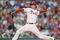 PHILADELPHIA - APRIL 17: Starting pitcher Cole Hamels #35 of the Philadelphia Phillies throws the ball during the game against the San Diego Padres on April 17, 2009 at Citizens Bank Park in Philadelphia, Pennsylvania. (Photo by Drew Hallowell/Getty Images)