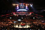 CHICAGO- OCTOBER 25:  People attend the UFC 90 at UFC's Ultimate Fight Night at Allstate Arena on October 25, 2008 in Chicago, Illinois. (Photo by Tasos Katopodis/Getty Images)
