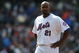 NEW YORK - APRIL 19: Carlos Delgado #21 of the New York Mets stands in the field after grounding into a double play with bases loaded against the Milwaukee Brewers at Citi Field on April 19, 2009 in the Flushing neighborhood of the Queens borough of New York City. (Photo by Nick Laham/Getty Images)
