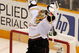 SAN JOSE, CA - APRIL 19:  Jonas Hiller #1 of the Anaheim Ducks celebrates after defeating the San Jose Sharks during Game Two of the Western Conference Quarterfinals of the 2009 Stanley Cup Playoffs on April 19, 2009 at HP Pavilion in San Jose, California.  (Photo by Jed Jacobsohn/Getty Images)