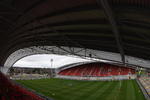 LIMERICK, IRELAND - APRIL 12:  A general view of Thommond Park Stadium prior to the  Heineken Cup Quarter Final match between Munster and Ospreys at Thommond Park Stadium on April 12, 2009 in Limerick, Ireland  (Photo by Jamie McDonald/Getty Images)