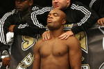 CHICAGO- OCTOBER 25:  Anderson Silva prepares before the Middleweight Title Bout at UFC's Ultimate Fight Night at Allstate Arena on October 25, 2008 in Chicago, Illinois. (Photo by Tasos Katopodis/Getty Images)