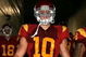 LOS ANGELES, CA - NOVEMBER 29:  (L-R) Patrick Turner #1, Brian Cushing #10 and Rey Maualuga #58 of the USC Trojans walk out to the field before the game against the Notre Dame Fighting Irish at Los Angeles Memorial Coliseum on November 29, 2008 in Los Angeles, California. The Trojans defeated the Fighting Irish 38-3.  (Photo by Christian Petersen/Getty Images)
