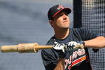 ATLANTA - APRIL 12: Outfielder Jeff Francoeur #7 of the Atlanta Braves swings during batting practice before play against the Washington Nationals April 12, 2009 at Turner Field in Atlanta, Georgia.  (Photo by Al Messerschmidt/Getty Images)