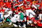 KANSAS CITY, MO - NOVEMBER 25:  Justin Fargas #25 of the Oakland Raiders carries the ball as Napoleon Harris #50 and Donnie Edwards #59 of the Kansas City Chiefs defend during the game on November 25, 2007 at Arrowhead Stadium in Kansas City, Missouri.  (Photo by Jamie Squire/Getty Images)
