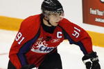 OSHAWA, ON - JANUARY 14:  John Tavares #91 of Team Orr skates in the 2009 Home Hardware CHL/NHL Top Prospects Game against Team Cherry on Wednesday January 14, 2009 at the General Motors Centre in Oshawa, Ontario. Team Orr defeated Team Cherry 6-1. (Photo by Claus Andersen/Getty Images)