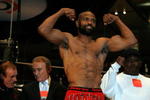 NEW YORK - NOVEMBER 07:  Roy Jones Jr. steps on the scale during his weigh in at Madison Square Garden on November 7, 2008 in New York City. Jones Jr. will face Joe Calzaghe in the 'Battle of the Superpowers' on November 8 at Madison Square Garden in New York City.  (Photo by Jarrett Baker/Getty Images)