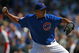 CHICAGO - APRIL 17: Starting pitcher Carlos Zambrano #38 of the Chicago Cubs delivers the ball against the St. Louis Cardinals on April 17, 2009 at Wrigley Field in Chicago, Illinois. (Photo by Jonathan Daniel/Getty Images)