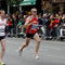 NEW YORK - NOVEMBER 02:  Runners make their way up First Avenue during the 2008 New York City Marathon on November 2, 2008 in New York City.  (Photo by Jarrett Baker/Getty Images)