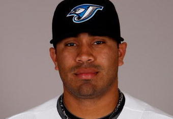 DUNEDIN, FL - FEBRUARY 23:  Ricky Romero #24 of the Toronto Blue Jays poses during photo day at the Bobby Mattick Training Center at Englebert Complex on February 23, 2009 in Dunedin, Florida.  (Photo by J. Meric/Getty Images)