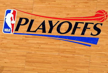 SAN ANTONIO - APRIL 20:  The NBA Playoffs logo in Game Two of the Western Conference Quarterfinals during the 2009 NBA Playoffs at AT&T Center on April 20, 2009 in San Antonio, Texas. NOTE TO USER: User expressly acknowledges and agrees that, by downloading and or using this photograph, User is consenting to the terms and conditions of the Getty Images License Agreement.  (Photo by Ronald Martinez/Getty Images)