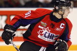 OSHAWA, ON - JANUARY 14:  John Tavares #91 of Team Orr skates in the 2009 Home Hardware CHL/NHL Top Prospects Game against Team Cherry on Wednesday January 14, 2009 at the General Motors Centre in Oshawa, Ontario. Team Orr defeated Team Cherry 6-1. (Photo by Claus Andersen/Getty Images)