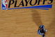 SAN ANTONIO - APRIL 20: The NBA Playoffs logo in Game Two of the Western Conference Quarterfinals during the 2009 NBA Playoffs at AT&T Center on April 20, 2009 in San Antonio, Texas. NOTE TO USER: User expressly acknowledges and agrees that, by downloading and or using this photograph, User is consenting to the terms and conditions of the Getty Images License Agreement. (Photo by Ronald Martinez/Getty Images)