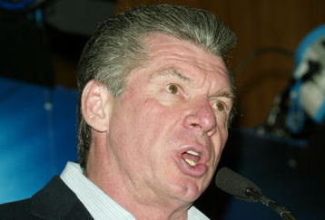 NEW YORK - MARCH 11:  WWE Chairman Vince McMahon attends a press conference to promote Wrestlemania XX at Planet Hollywood March 11, 2004 in New York City.  (Photo by Peter Kramer/Getty Images)