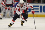 NEW YORK - APRIL 20: Alex Ovechkin #8 of the Washington Capitals skates against the New York Rangers during Game Three of the Eastern Conference Quarterfinal Round of the 2009 NHL Stanley Cup Playoffs at Madison Square Garden on April 20, 2009 in New York City. (Photo by Bruce Bennett/Getty Images)