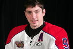 OSHAWA, ON -   Matt Duchene #9 of Team Cherry poses for a head shot prior to the 2009 Home Hardware CHL/NHL Top Prospects Game on wednesday January 14, 2009 at the General Motors Centre in Oshawa, Ontario. Duchene plays for the Brampton Battalion (OHL). (Photo by Claus Andersen/Getty Images)