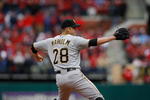 ST. LOUIS - APRIL 6:  Paul Maholm #28 of the Pittsburgh Pirates pitches against the St. Louis Cardinals during Opening Day on April 6, 2009 at Busch Stadium in St. Louis, Missouri.  The Pirates beat the Cardinals 6-4. (Photo by Dilip Vishwanat/Getty Images)  
