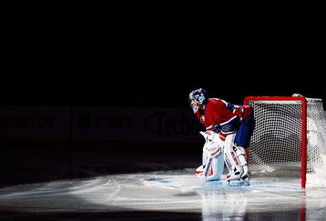 MONTREAL- MARCH 31:  Carey Price #31 of the Montreal Canadiens is introduced during pregame ceremonies prior to facing the Chicago Blackhawks at the Bell Centre on March 31, 2009 in Montreal, Quebec, Canada.  The Canadiens defeated the Blackhawks 4-1.  (Photo by Richard Wolowicz/Getty Images)