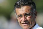 BOURBONNAIS, IL - JULY 28:  General manager Jerry Angelo of the Chicago Bears takes in a practice at the Bears summer training camp on July 28, 2005 at Olivet Nazarene University in Bourbonnais, Illinois.  (Photo by Jonathan Daniel/Getty Images)