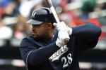 NEW YORK - APRIL 19:  Prince Fielder #28 of the Milwaukee Brewers at bat against the New York Mets at Citi Field on April 19, 2009 in the Flushing neighborhood of the Queens borough of New York City.  (Photo by Nick Laham/Getty Images)