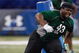 INDIANAPOLIS, IN - FEBRUARY 23: Defensive lineman BJ Raji of Boston College runs during the NFL Scouting Combine presented by Under Armour at Lucas Oil Stadium on February 23, 2009 in Indianapolis, Indiana. (Photo by Scott Boehm/Getty Images)