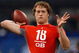 INDIANAPOLIS, IN - FEBRUARY 22: Quarterback Matthew Stafford of USC passes the football during the NFL Scouting Combine presented by Under Armour at Lucas Oil Stadium on February 22, 2009 in Indianapolis, Indiana. (Photo by Scott Boehm/Getty Images)