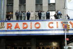 NEW YORK - APRIL 24: (L-R) NFL draft prospects Eugene Monroe, Virginia, Brian Cushing, USC, Aaron Curry, Wake Forest, Jason Smith, Baylor, Matthew Stafford, Georgia, Brian Orakpo, Texas, Josh Freeman, Kansas State, Michael Crabtree, Texas Tech, and Michael Oher, Mississippi, pose atop the Radio City Music Hall marquee April 24, 2009 in New York City. (Photo by Jonathan Fickies/Getty Images)