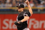ST. PETERSBURG, FL - APRIL 19: Pitcher Gavin Floyd #34 of the  Chicago White Sox starts against the Tampa Bay Rays April 19, 2009 at Tropicana Field in St. Petersburg, Florida.  (Photo by Al Messerschmidt/Getty Images)