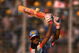 Oct 1998: Ajay Jadeja of India in action during the Wills International Cup at the Bangabandhu Nation Stadium in Dhaka, Bangladesh. \ Mandatory Credit: Stu Forster /Allsport