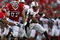 PISCATAWAY, NJ - SEPTEMBER 29:  Darrius Heyward-Bey #8 of the Maryland Terrapins runs the ball against the Rutgers Scarlet Knights during their game at Rutgers Stadium on September 29, 2007 in Piscataway, New Jersey.  (Photo by Nick Laham/Getty Images)