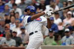 CHICAGO - APRIL 22:  Derrek Lee #25 of the Chicago Cubs bats against the New York Mets on April 22, 2008 at Wrigley Field in Chicago, Illinois. (Photo by Jonathan Daniel/Getty Images) 