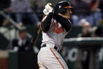 ARLINGTON, TX - APRIL 13:  Brian Roberts #1 of the Baltimore Orioles at bat against the Texas Rangers on April 13, 2009 at Rangers Ballpark in Arlington, Texas.  (Photo by Ronald Martinez/Getty Images)