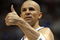 DALLAS - APRIL 25:  Guard Jason Kidd #2 of the Dallas Mavericks gives a thumbs up during a 99-90 win against the San Antonio Spurs in Game Four of the Western Conference Quarterfinals during the 2009 NBA Playoffs at American Airlines Center on April 25, 2009 in Dallas, Texas. NOTE TO USER: User expressly acknowledges and agrees that, by downloading and or using this photograph, User is consenting to the terms and conditions of the Getty Images License Agreement.  (Photo by Ronald Martinez/Getty Images)