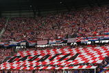 KLAGENFURT, AUSTRIA - JUNE 12:  A general view of the Croatia fans during the UEFA EURO 2008 Group B match between Croatia and Germany at Worthersee Stadion on June 12, 2008 in Klagenfurt, Austria.  (Photo by Clive Rose/Getty Images)