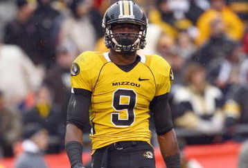 KANSAS CITY, MO - NOVEMBER 29:  Jeremy Maclin #9 of the Missouri Tigers walks on the field during the game against the Kansas Jayhawks on November 29, 2008 at Arrowhead Stadium in Kansas City, Missouri. (Photo by Jamie Squire/Getty Images)