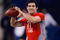 INDIANAPOLIS, IN - FEBRUARY 22:  Quarterback Mark Sanchez of USC passes the football during the NFL Scouting Combine presented by Under Armour at Lucas Oil Stadium on February 22, 2009 in Indianapolis, Indiana. (Photo by Scott Boehm/Getty Images)