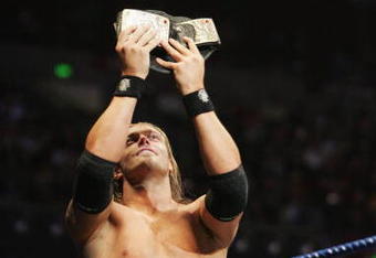 SYDNEY, AUSTRALIA - JUNE 15:  World Heavyweight Champion Edge poses during WWE Smackdown at Acer Arena on June 15, 2008 in Sydney, Australia.  (Photo by Gaye Gerard/Getty Images)