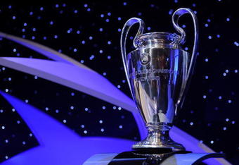 MONTE CARLO, MONACO - AUGUST 28:  A general view of the UEFA Champions League trophy at the UEFA Champions League Draw for the 2008/2009 season at the Grimaldi Center on August 28, 2008 in Monte Carlo, Monaco.  (Photo by Denis Doyle/Getty Images)