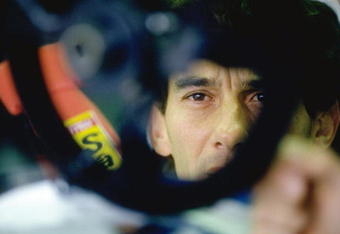 1 May 1994:  Portrait of Williams Renault driver Ayrton Senna of Brazil before the San Marino Grand Prix at the Imola circuit in San Marino. Senna later suffered a fatal accident when the steering column apparently sheared leaving the Brazilian helplessas his car speared into the concrete wall at the Tamburello corner. Senna was officially pronounced dead in a Bologna hospital later that afternoon. \ Mandatory Credit: Pascal  Rondeau/Allsport