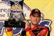 TALLADEGA, AL - APRIL 26:  Brad Keselowski, driver of the #09 Miccosukee Chevrolet, celebrates in victory lane after winning the NASCAR Sprint Cup Series Aaron's 499 at Talladega Superspeedway on April 26, 2009 in Talladega, Alabama.  (Photo by Rusty Jarrett/Getty Images for NASCAR)
