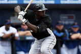 PORT ST LUCIE, FL - FEBRUARY 26:  Cameron Maybin #24 of the Florida Marlins bats against the New York Mets during a spring training game at Tradition Field on February 26, 2009 in Port St Lucie, Florida. The Mets defeated the Marlins 9-0.  (Photo by Doug Benc/Getty Images)