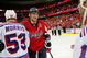 WASHINGTON - APRIL 28:  Alex Ovechkin #8 of the Washington Capitals smiles as he shakes the hand of Derek Morris #53 of the New York Rangers after defeating him during Game Seven of the Eastern Conference Quarterfinal Round of the 2009 Stanley Cup Playoffs on April 28, 2009 at the Verizon Center in Washington,  DC.  (Photo by Len Redkoles/Getty Images)