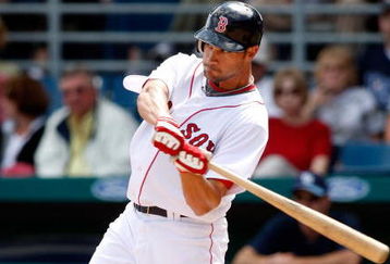 FORT MYERS, FL - MARCH 08:  Outfielder Jonathan Van Every #60 of the Boston Red Sox fouls off a pitch against the Tampa Bay Rays during a Grapefruit League Spring Training Game at City of Palms Park on March 8, 2009 in Fort Myers, Florida.  (Photo by J. Meric/Getty Images)