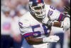 4 Oct 1992:  Linebacker Lawrence Taylor of the New York Giants works against the Los Angeles Raiders during a game at the Los Angeles Memorial Coliseum in Los Angeles, California.  The Raiders won the game, 13-10. Mandatory Credit: Ken Levine  /Allsport