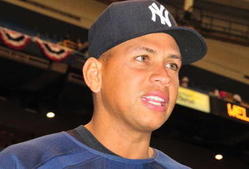 ST. PETERSBURG, FL - APRIL 13: Infielder Alex Rodriguez #13 of the New York Yankees watches batting practice against the Tampa Bay Rays on April 13, 2009 at Tropicana Field n St. Petersburg, Florida.  (Photo by Al Messerschmidt/Getty Images) 