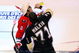 MONTREAL - JANUARY 24:  Eastern Conference All-Star Alex Ovechkin of the Washington Capitals gets a drink from Evgeni Malkin of the Pittsburgh Penguins during the 'Scotiabank NHL Fan Fav Breakaway Challenge' during the Honda NHL Superskills competition as part of the 2009 NHL All-Star weekend on January 24, 2009 at the Bell Centre in Montreal, Canada.  (Photo by Mike Stobe/Getty Images)